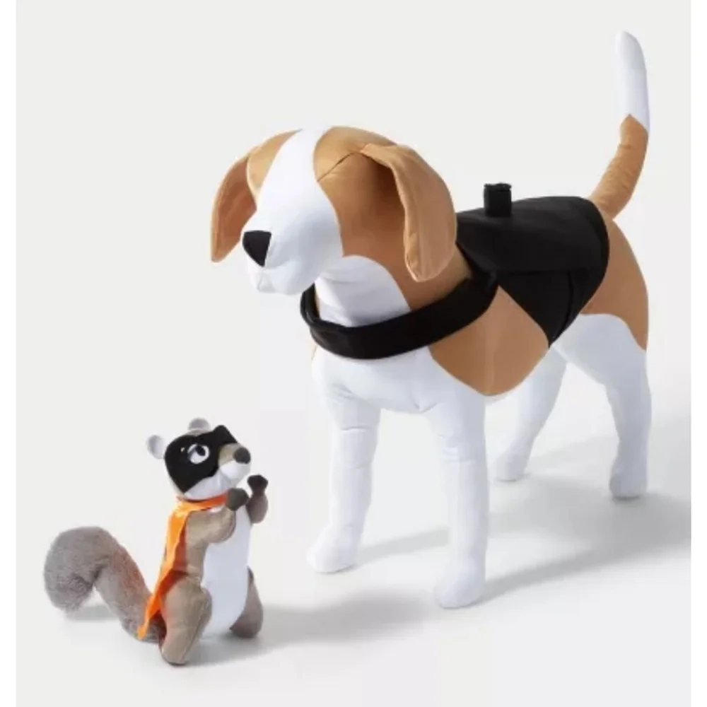 Hyde & Eek! Pet Superhero Squirrel Rider Costume Size XXS/XS